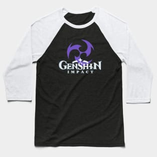 Electro big emblem genshin impact Baseball T-Shirt